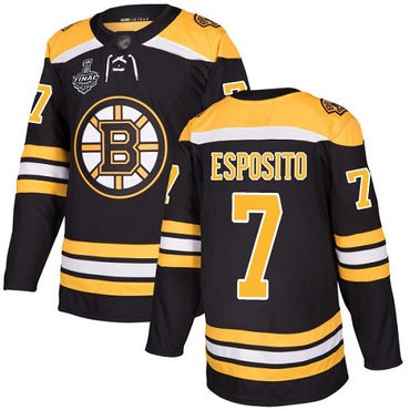 NHL Bruins #7 Phil Esposito Schwarz Heim 2019 Stanley Cup Final